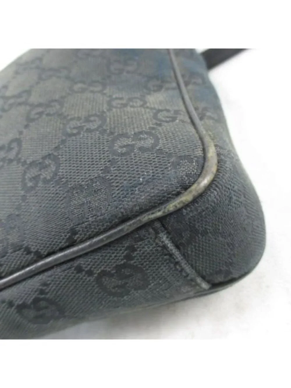 Gucci Shoulder Bag Crossbody GG Canvas Black
